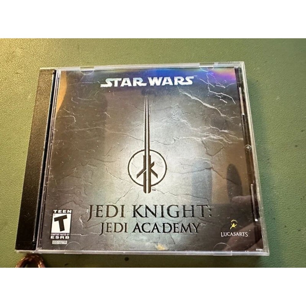 Star Wars Jedi Knight Jedi Academy pc-cd rom 2003 Complete 2-Disc Set LucasArts